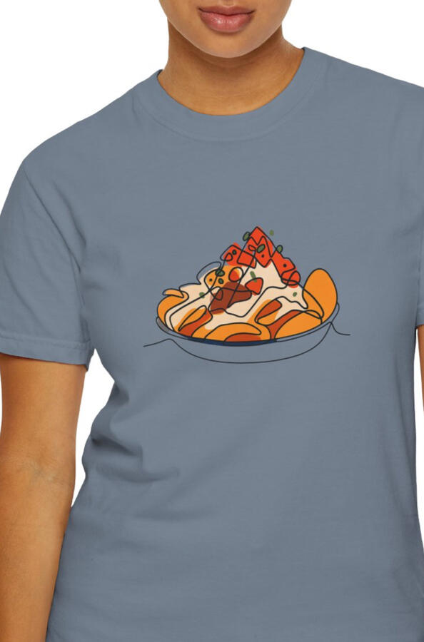 Nachos Nomadro limited edition travel T-shirt – minimalist design Copenhagen – only 10 made